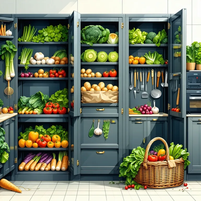 Секреты хранения овощей: как сохранить свежесть и витамины на недели вперед